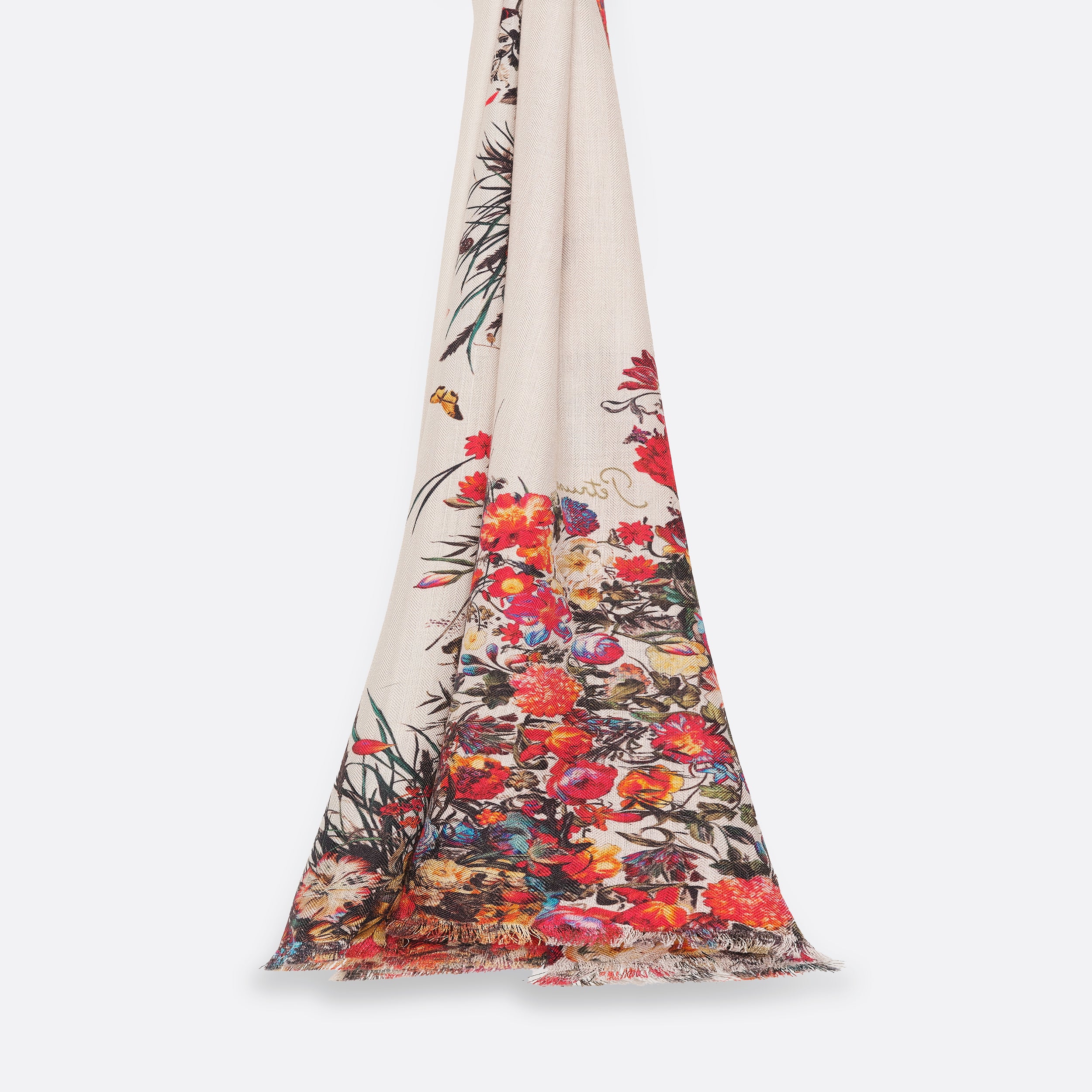 Petrusse Foulard en Laine Cascade Beige