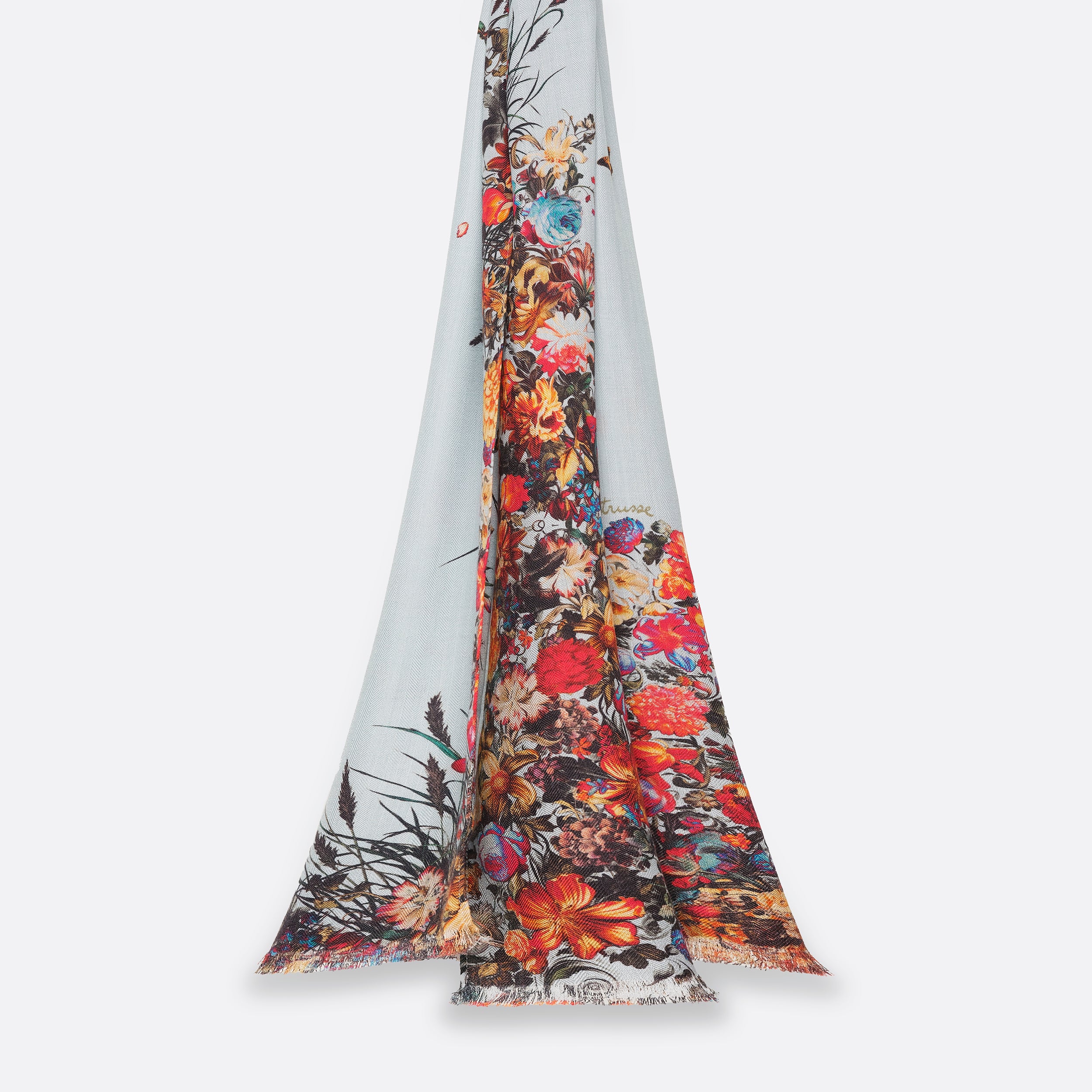Petrusse Foulard en Laine Cascade Bleu Ciel