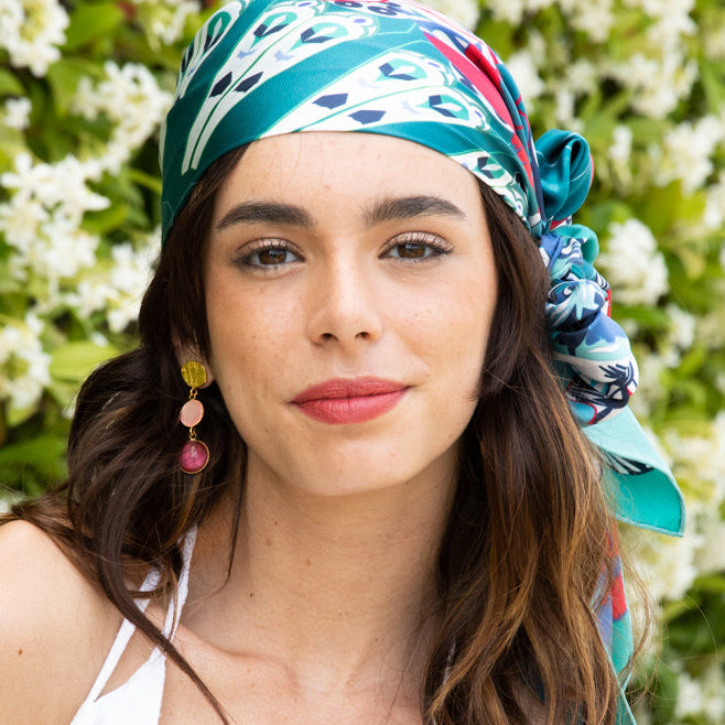 Petrusse Boucles D'Oreilles Juliette - Blanc Rose