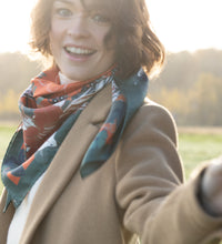 CARRE SOIE 90 - CHAMADE KAKI