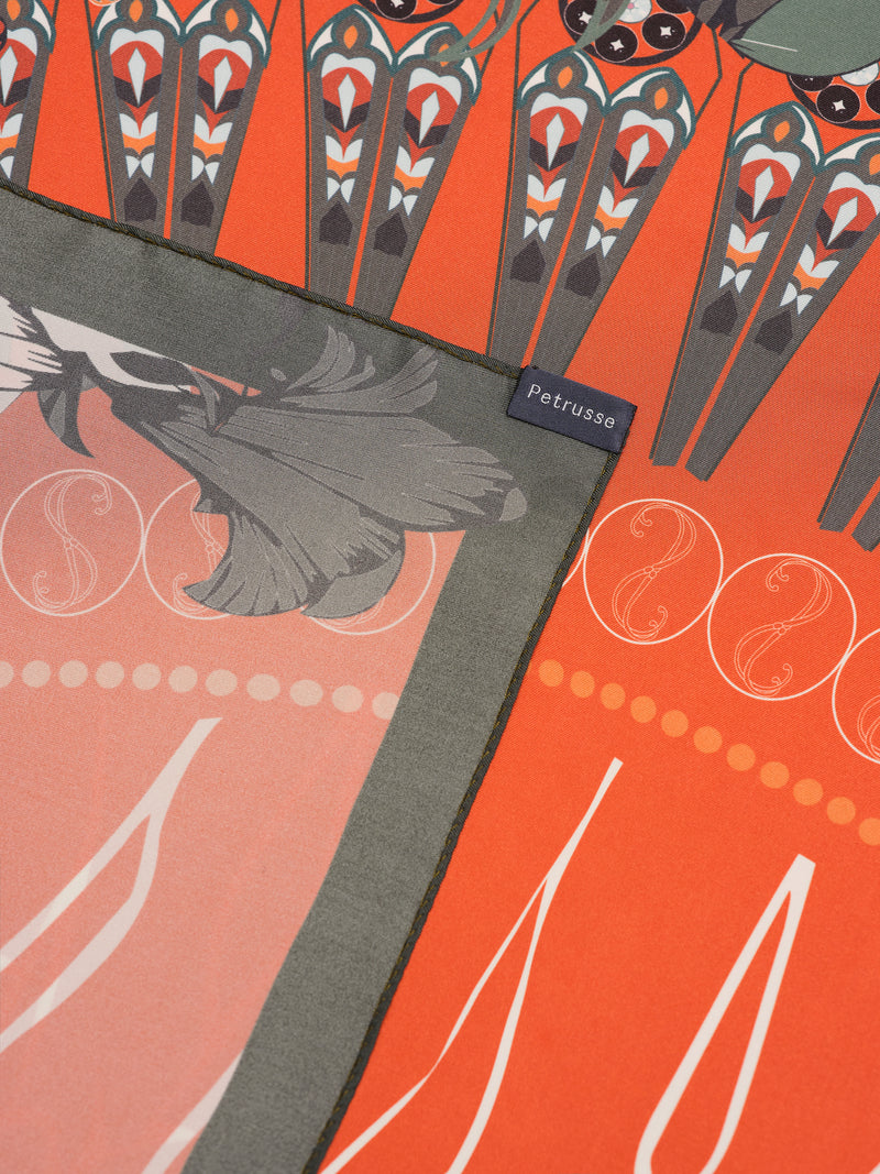 CARRE SOIE 90 - CHAMADE KAKI