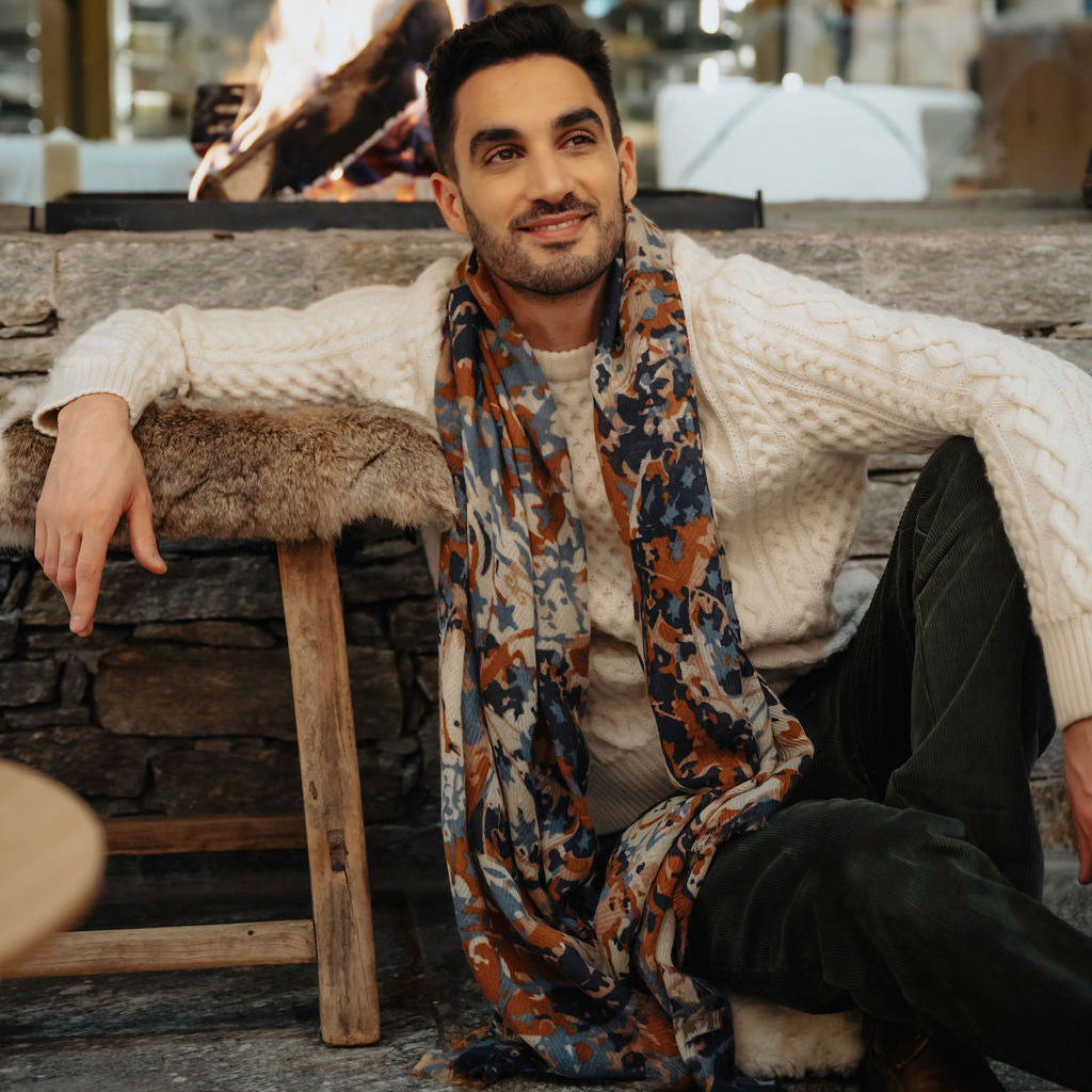 ECHARPE DOUCE HOMME - COPERNIC TERRE