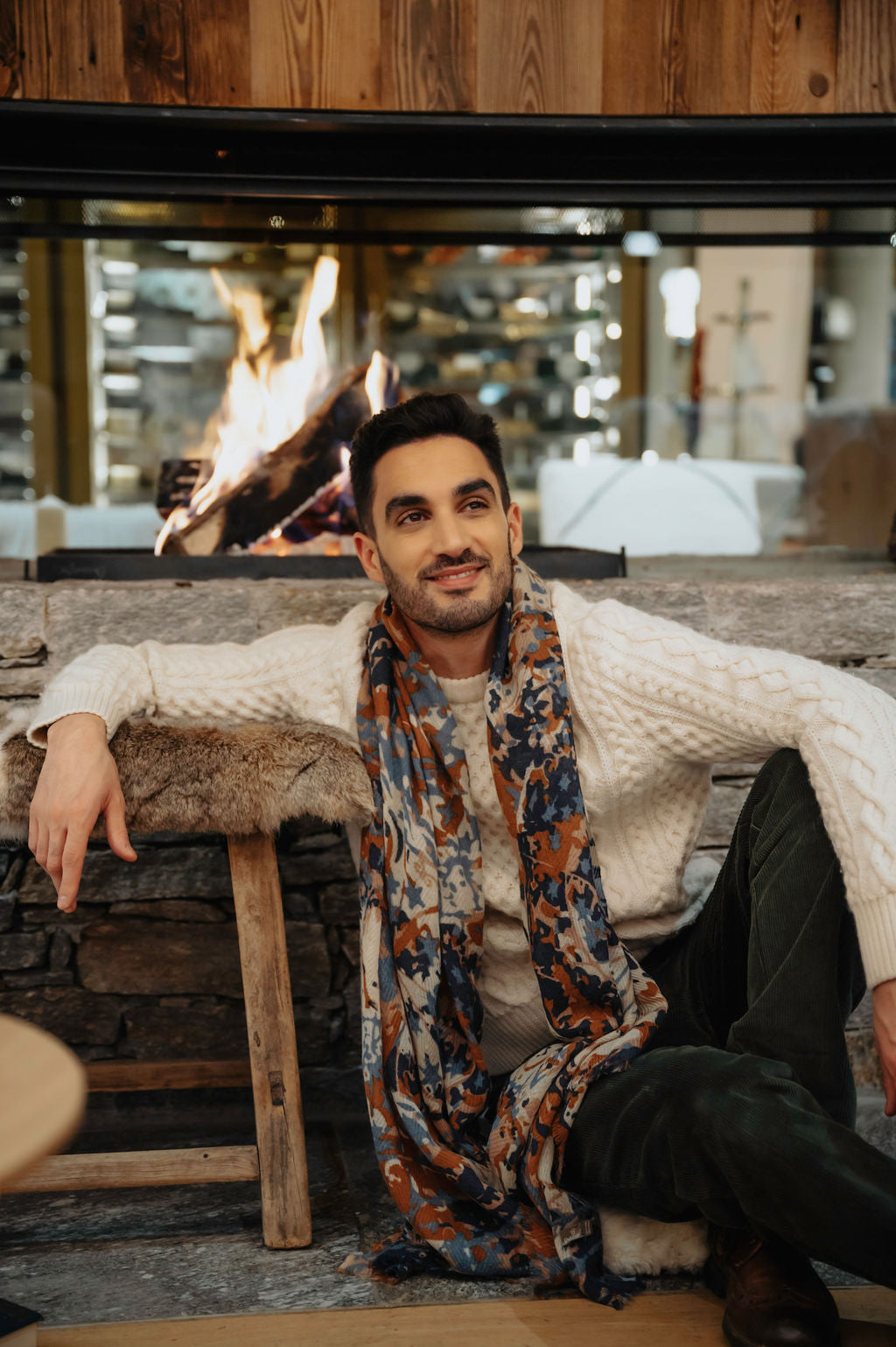 ECHARPE DOUCE HOMME - COPERNIC TERRE