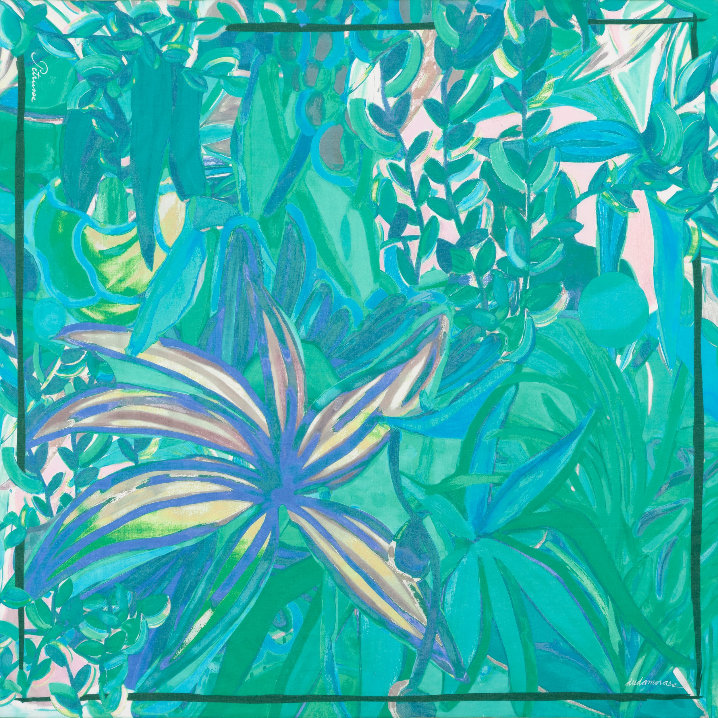 Petrusse Carre Coton 130 - Duda Emeraude