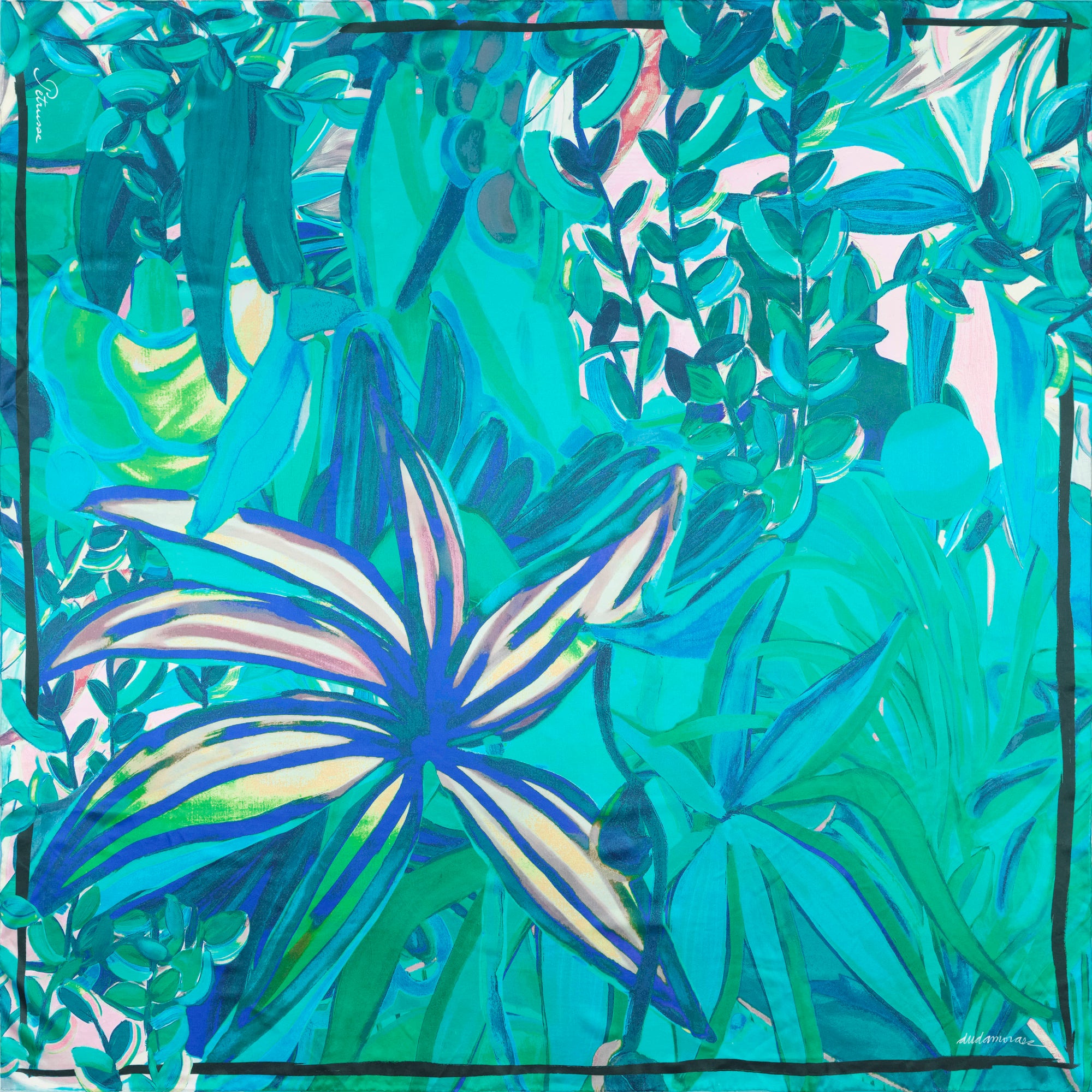 CARRE SOIE 130 - DUDA EMERAUDE