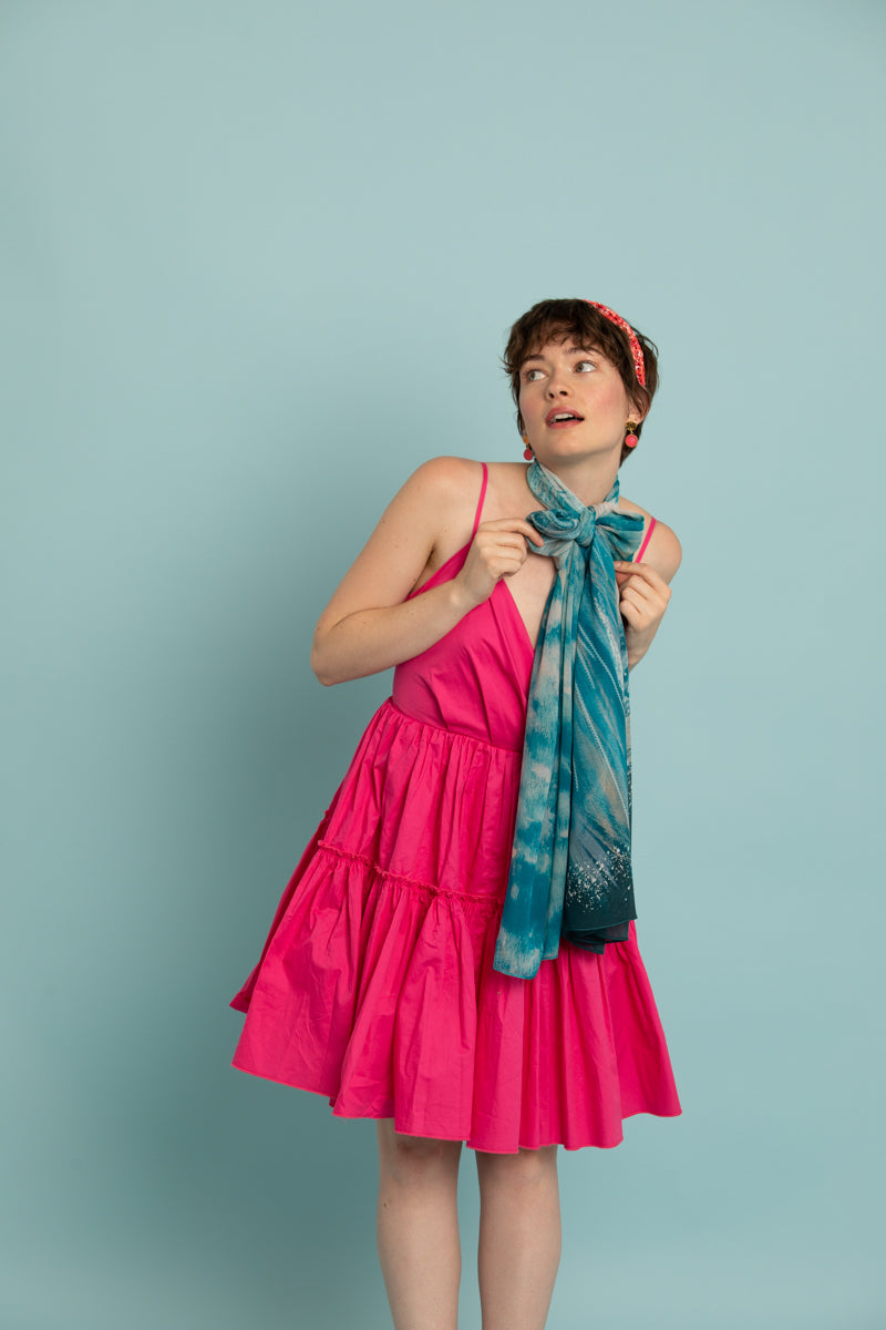 Petrusse Foulard en Soie Edgar Emeraude