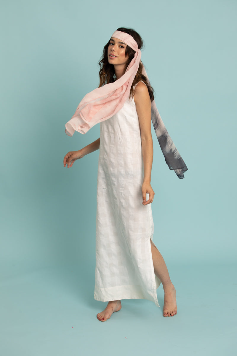 Petrusse Foulard en Soie Edgar Rose Poudre