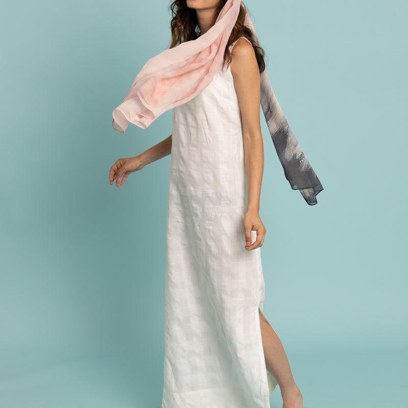 Petrusse Foulard en Soie Edgar Rose Poudre