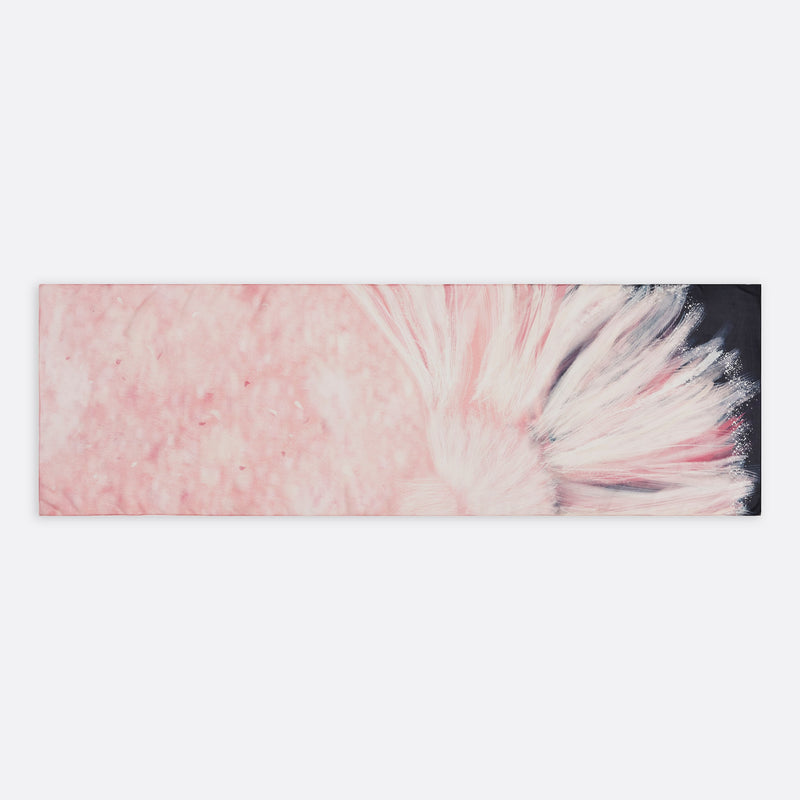 SILK MUSLIN STOLE - EDGAR POWDER PINK