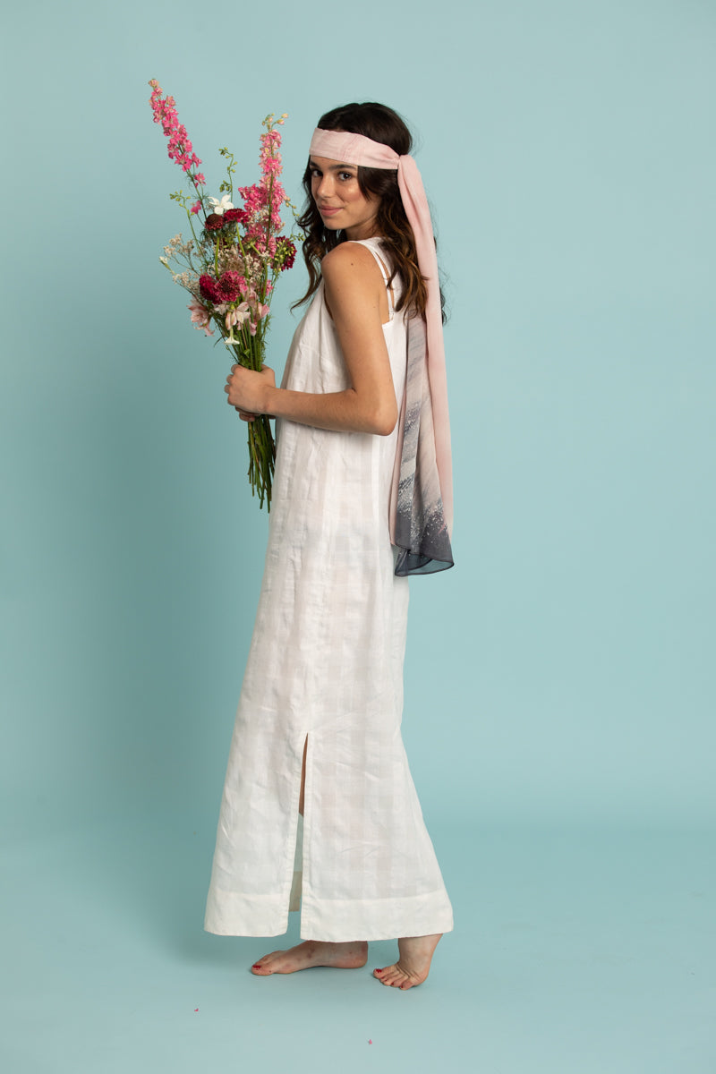 Petrusse Foulard en Soie Edgar Rose Poudre