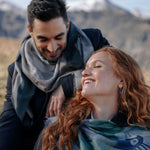 Petrusse Carré Cachemire 120 Elio Grege | Écharpe Pour Homme Et Femme