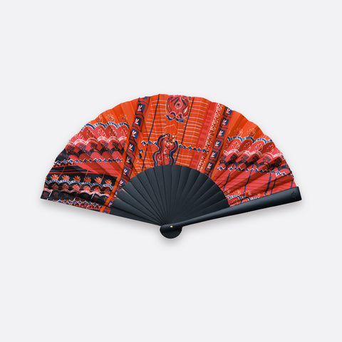 SILK FAN - PARIS NEON