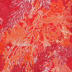 Carré En Soie 90X90 Petrusse Eve Feu | Foulard En Toile De Jouy 