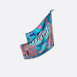 Petrusse Carre Soie 105 - Fantasy Emeraude