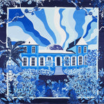 Petrusse Carre Soie 105 - Fantasy Navy