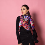 Petrusse Carre Soie 105 - Fantasy Neon