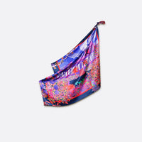 SILK SCARF 105 - FANTASY NEON