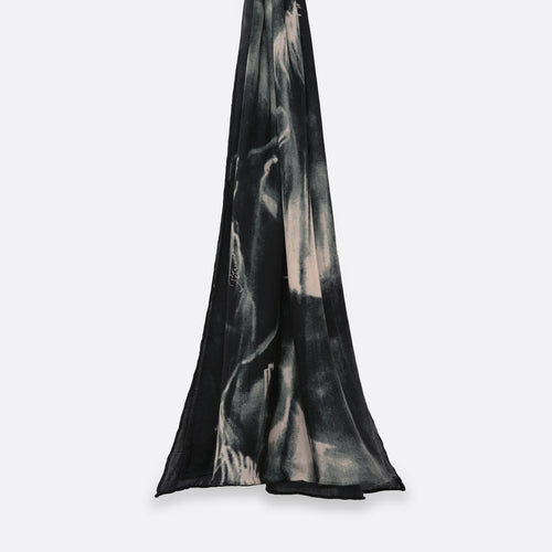 Écharpe En Laine | Petrusse Fougue Noir