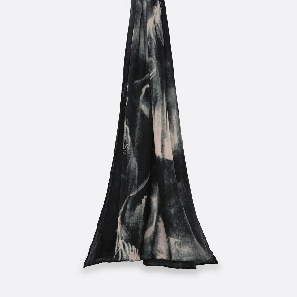 Écharpe En Laine | Petrusse Fougue Noir