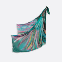 CARRE COTON 130 - FROUFROU EMERAUDE