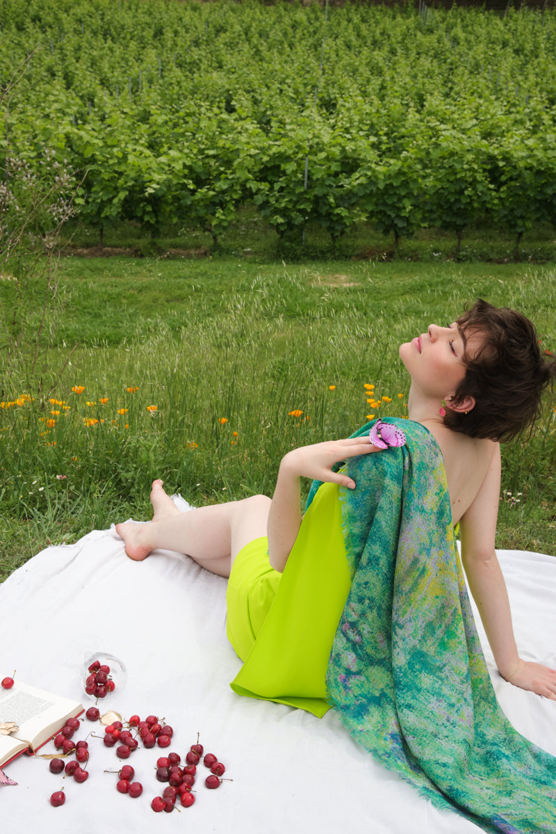 CARRE LAINE 120 - GAIA VERT