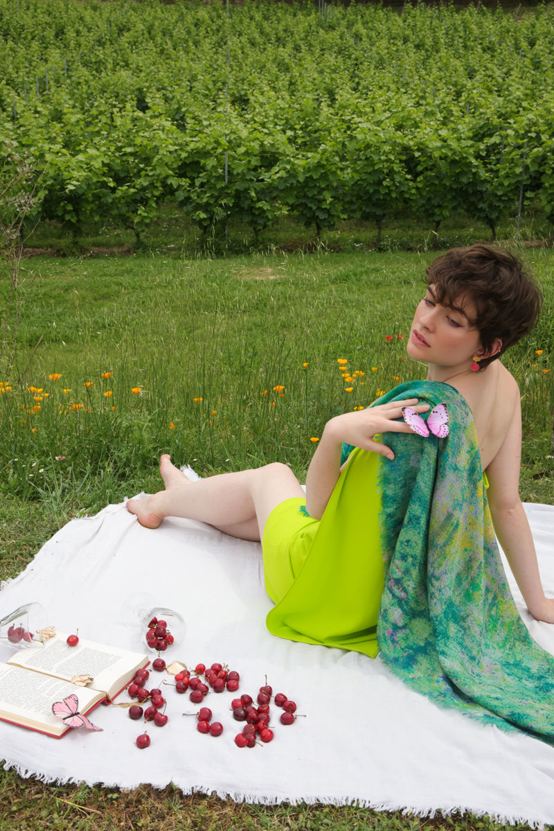 CARRE LAINE 120 - GAIA VERT