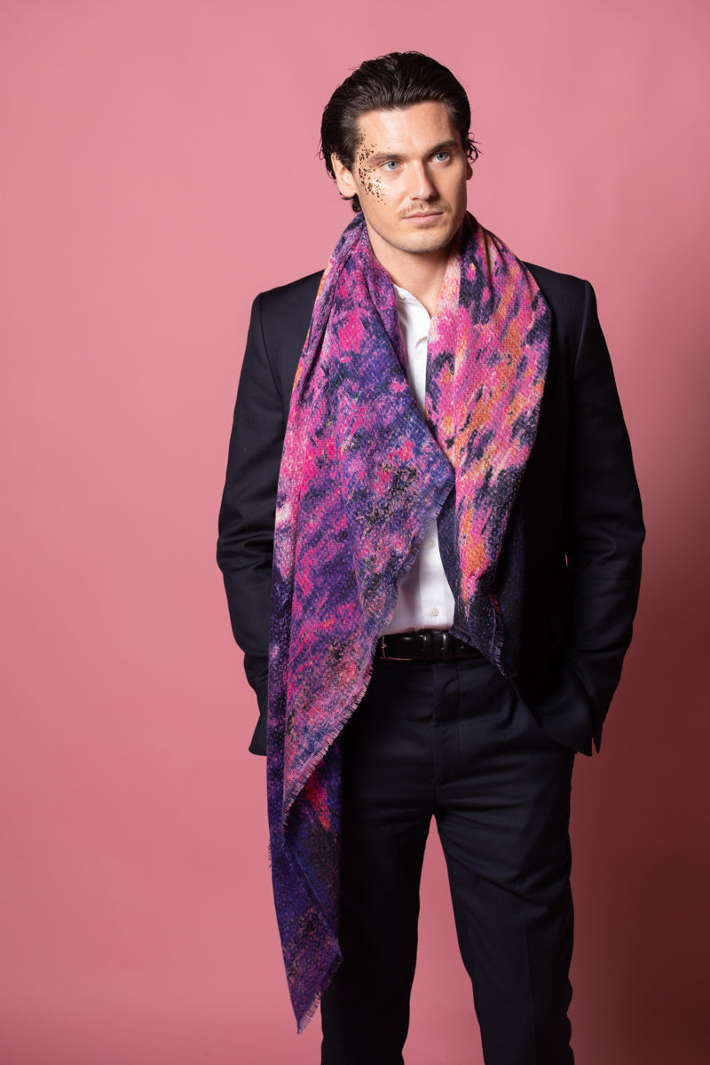 Petrusse Carre Laine 120 - Gaia Violet