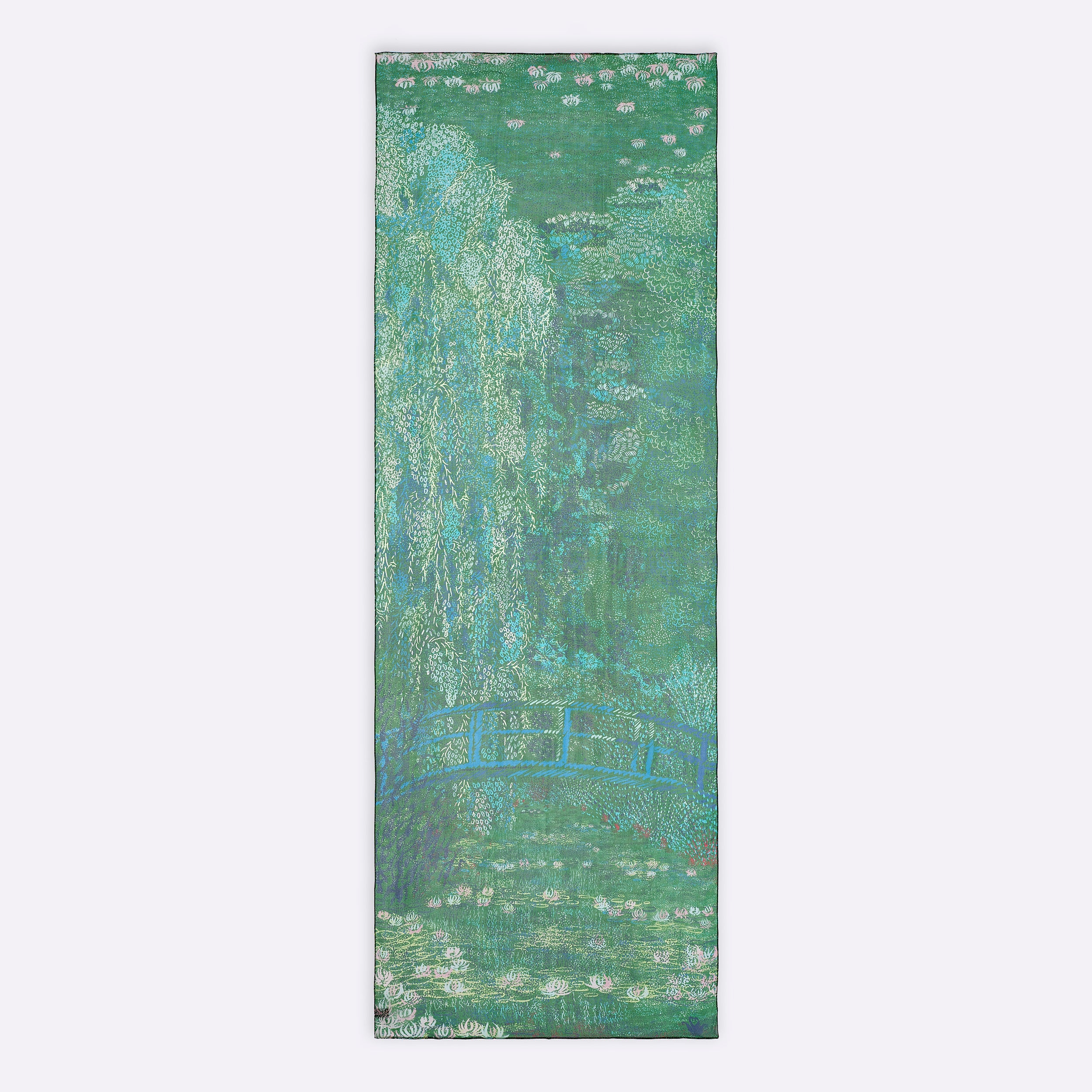 Foulard en Soie Harmonie Vert - Petrusse x  le Musée d’Orsay