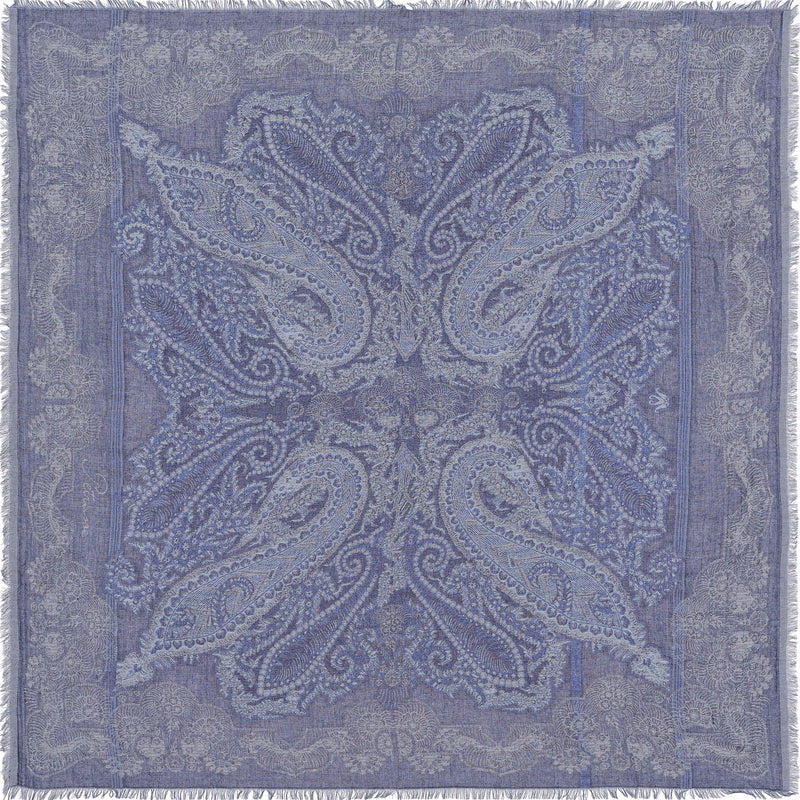 COTTON SCARF 130 - IDAYA NAVY