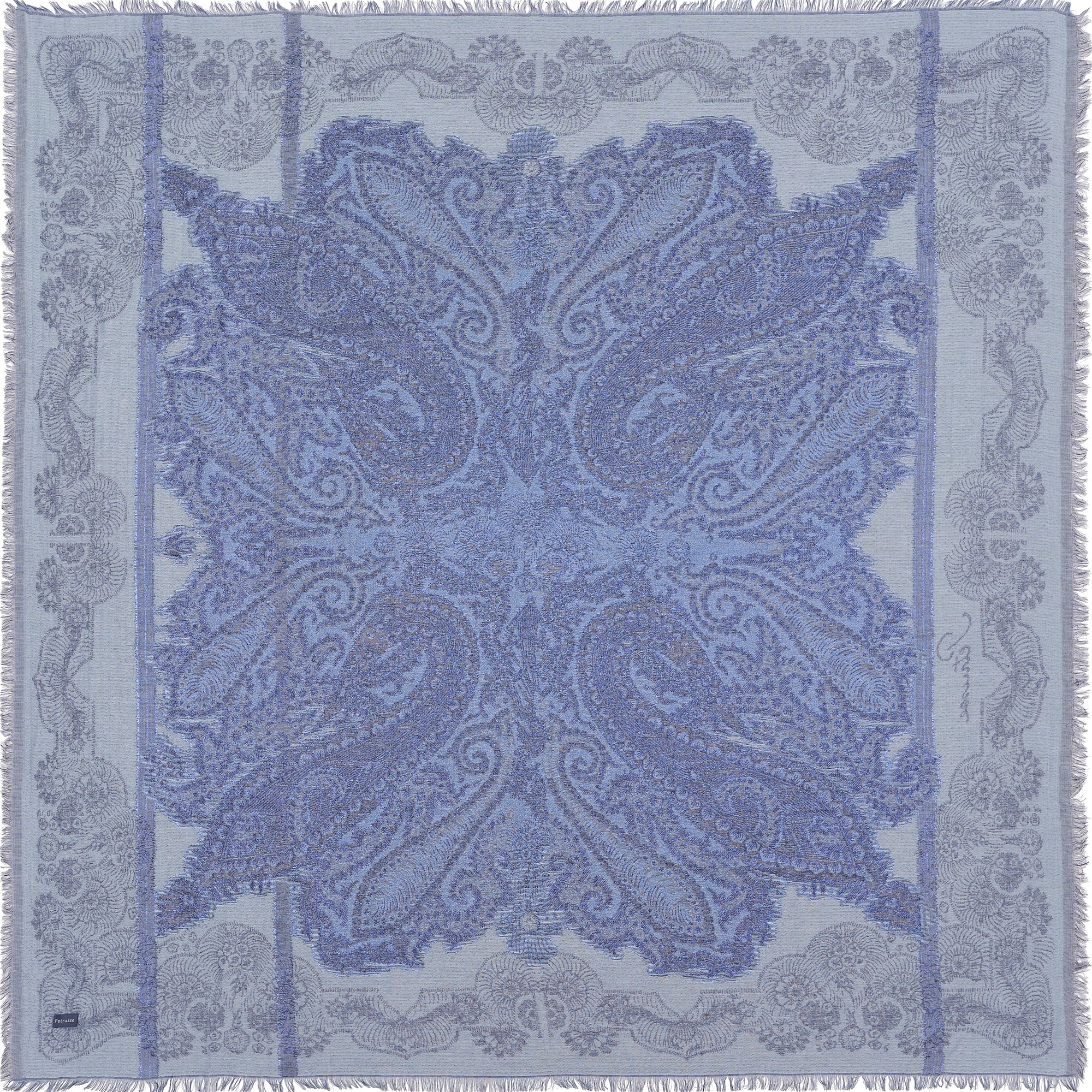 COTTON SCARF 130 - IDAYA NAVY