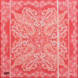 COTTON SQUARE SCARF 50 - IDA PINK