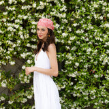 COTTON SQUARE SCARF 50 - IDA PINK