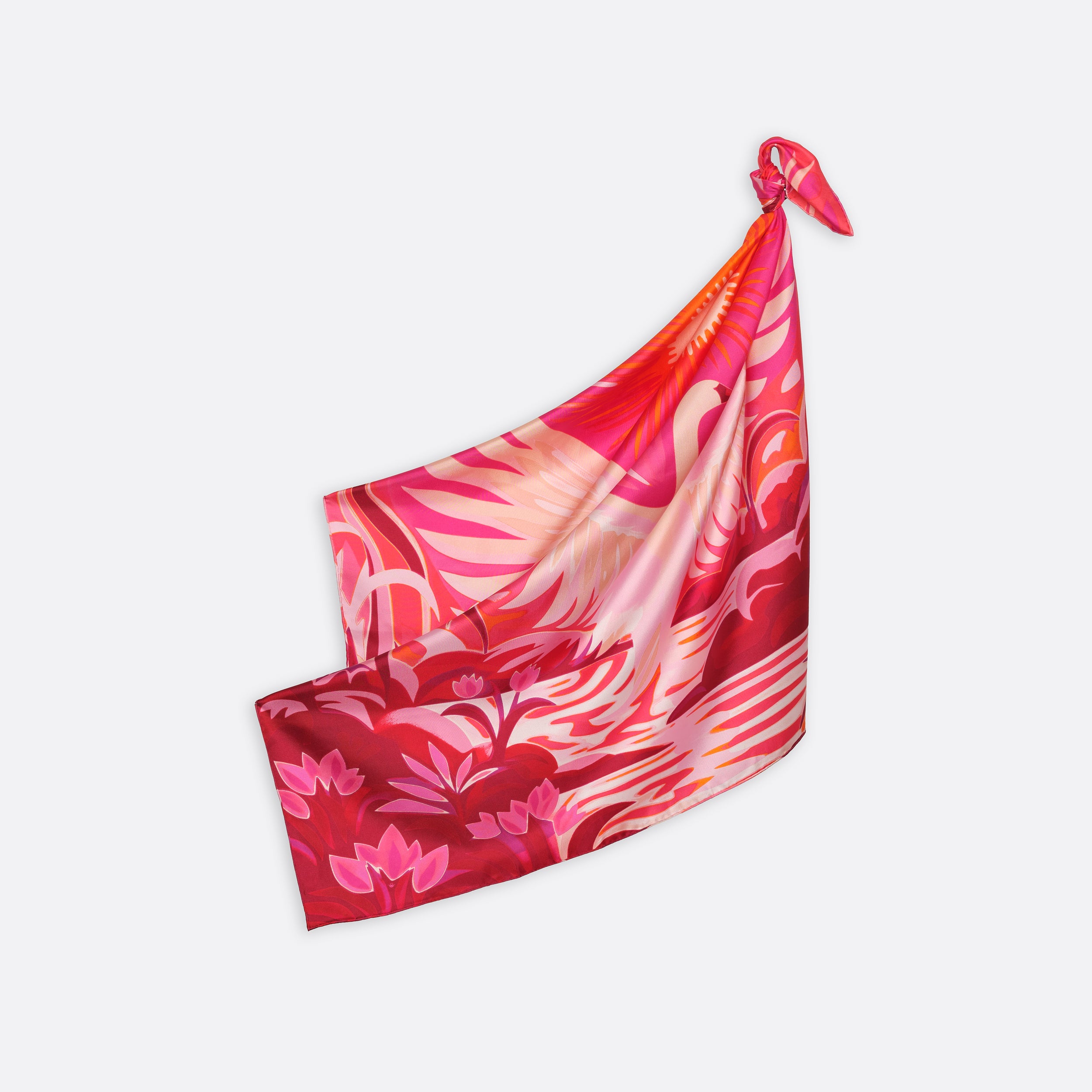 Petrusse Carre Soie 90 - Isadora Soie Fuchsia