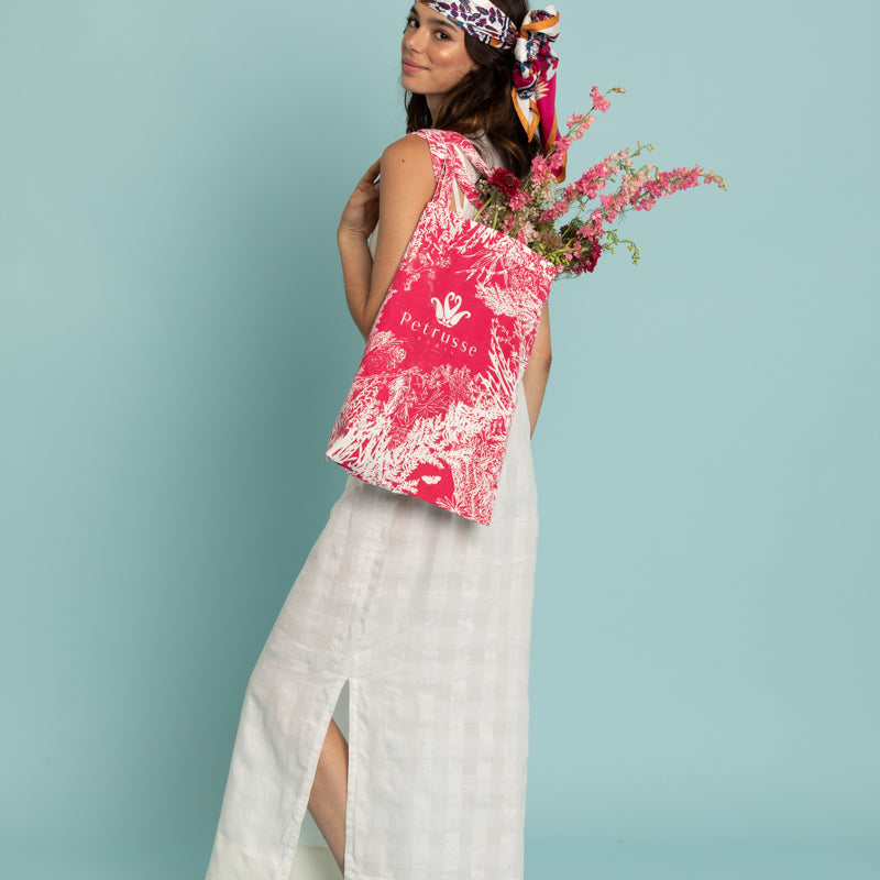 Petrusse Carre en Soie Iznik Rose