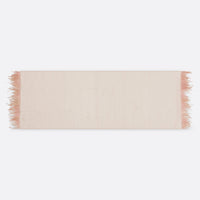 WOOL SILK STOLE - NUDE PINK