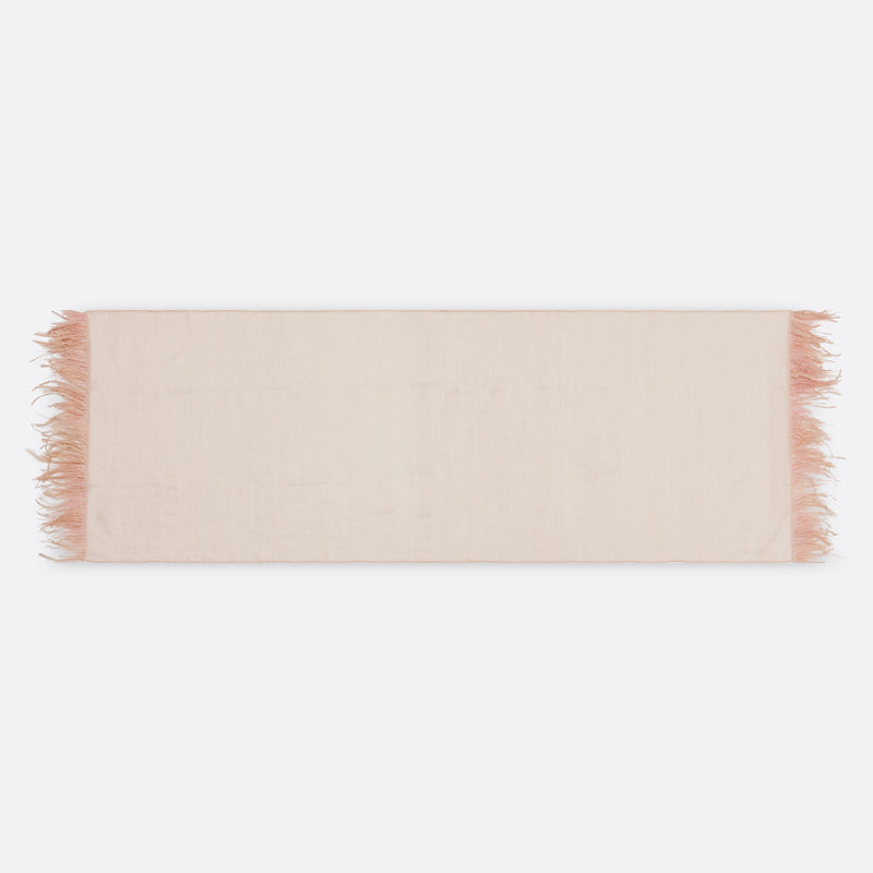 WOOL SILK STOLE - LYRIC NUDE PINK