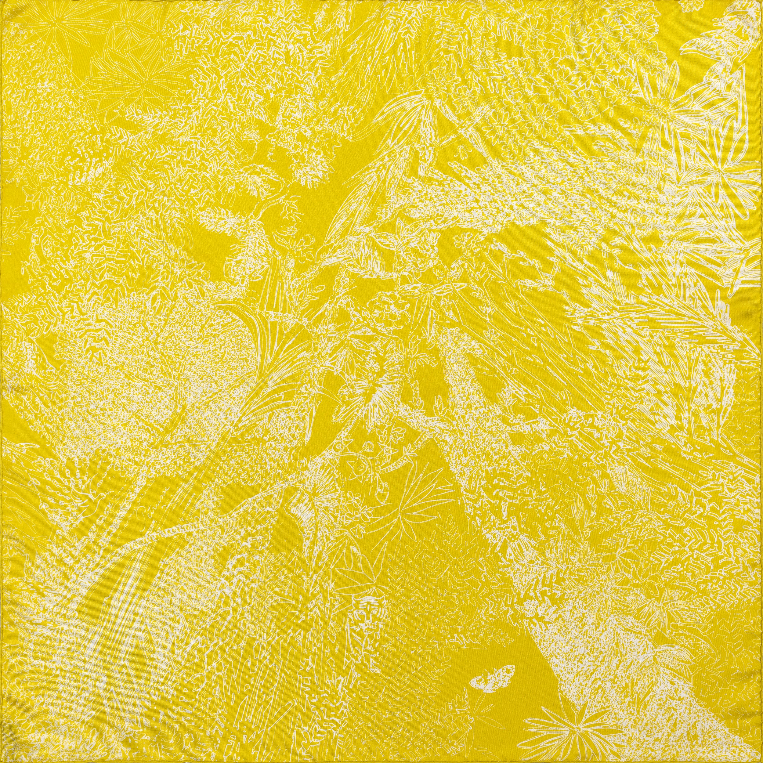 Petrusse Carre Soie 65 - Maya Mini Jaune
