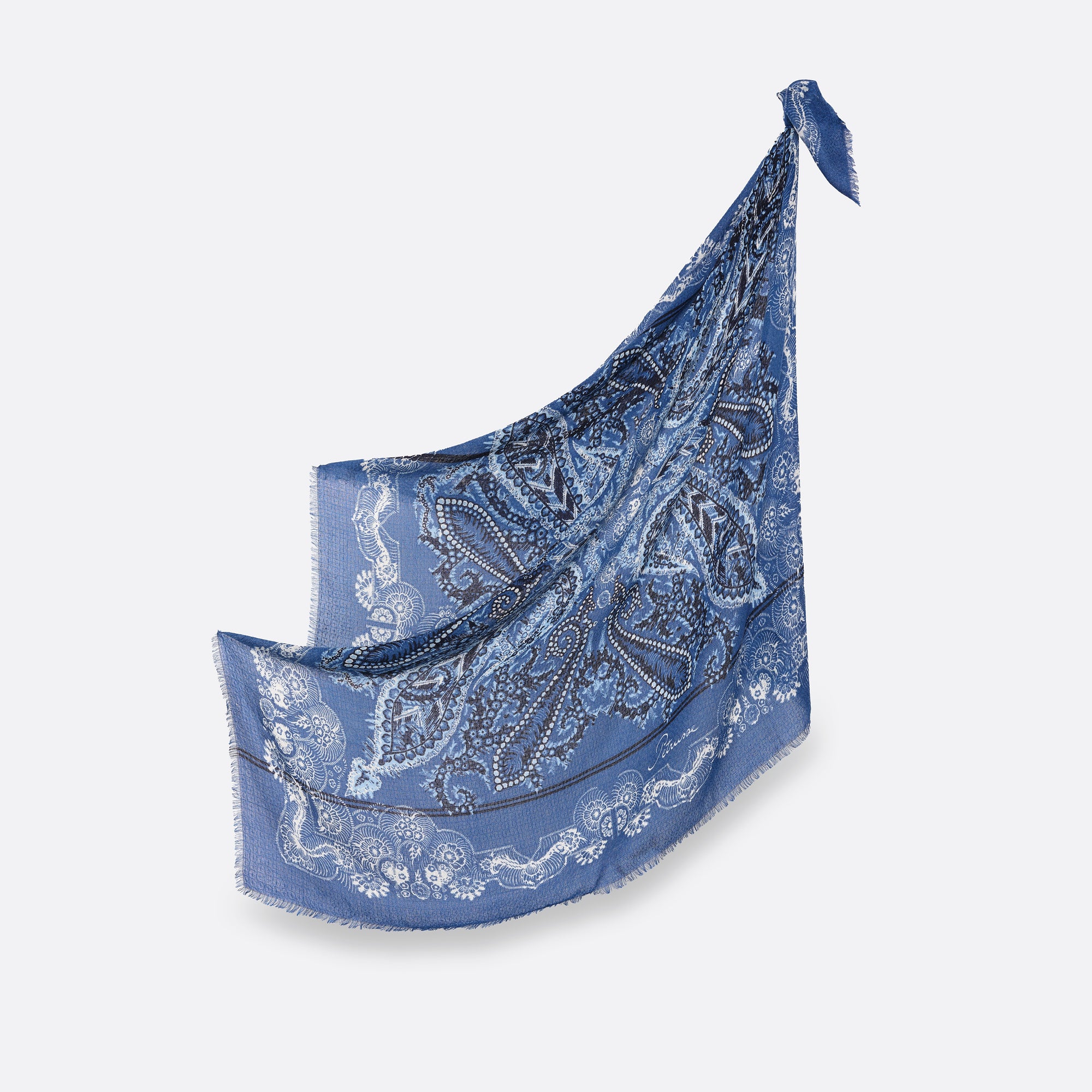 PETRUSSE CARRE LAINE 120 - MOON BLEU