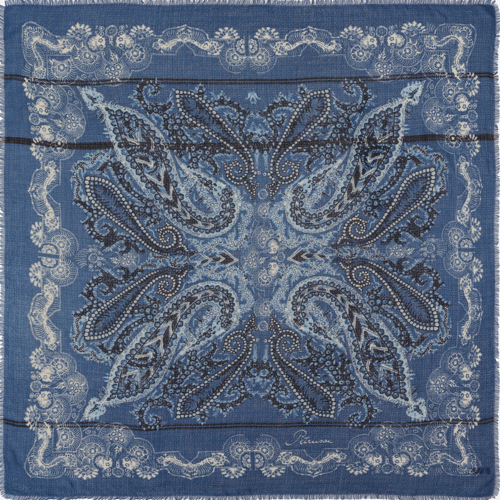 PETRUSSE CARRE LAINE 120 - MOON BLEU
