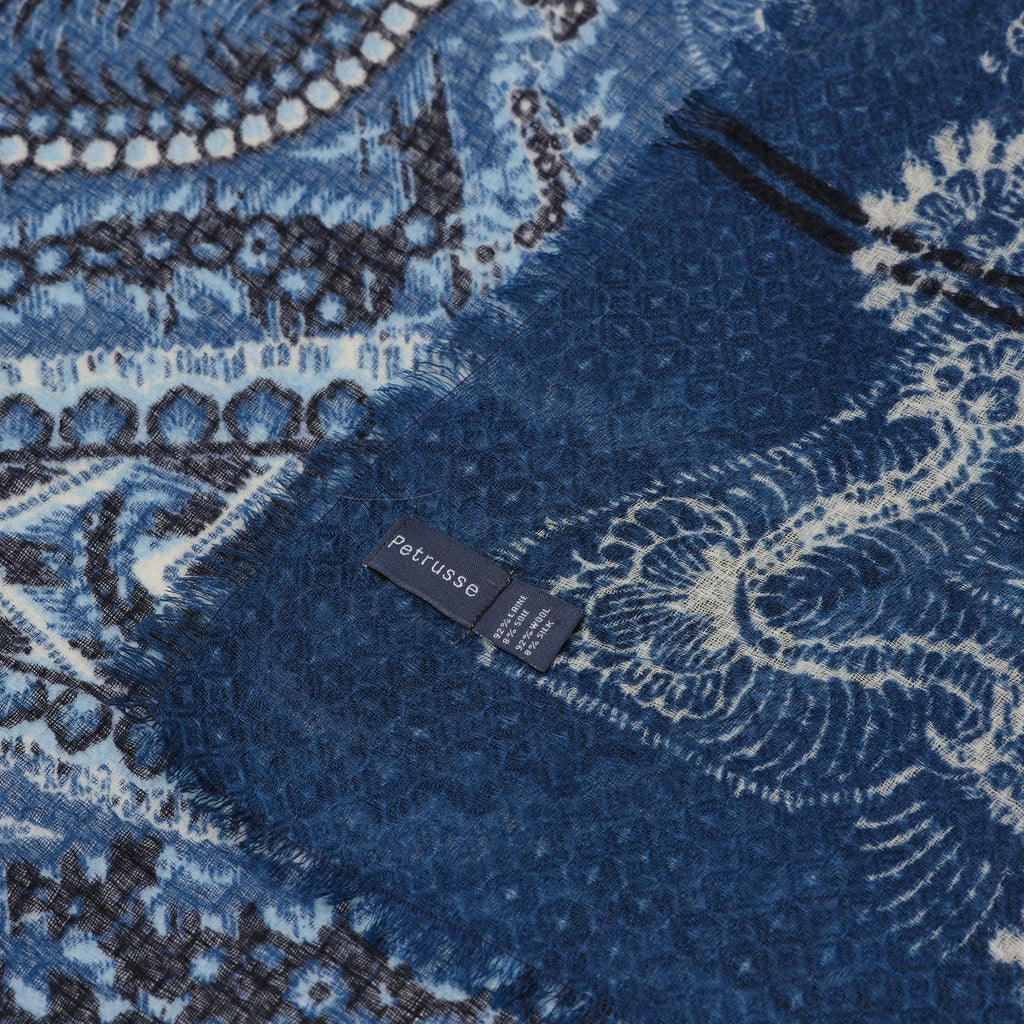 PETRUSSE CARRE LAINE 120 - MOON BLEU