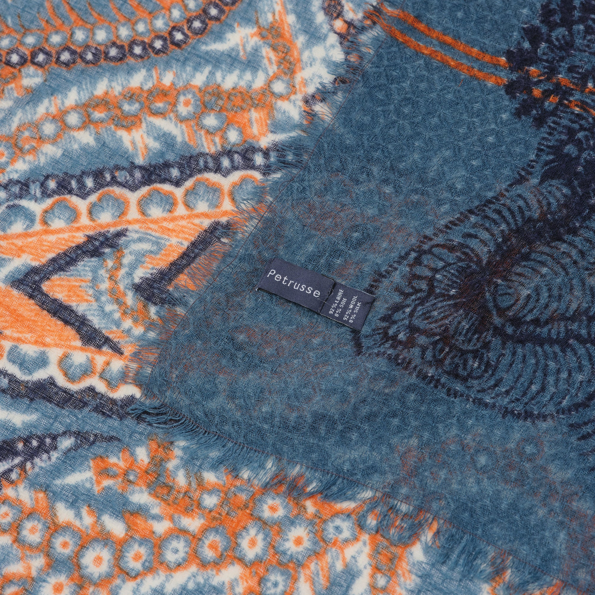 PETRUSSE CARRE LAINE 120 - MOON DENIM ORANGE