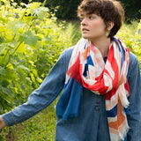 COTTON STOLE - OCTAVE PEACH PINK