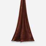 Écharpe En Laine Et Soie Petrusse Palma Brun Caramel | L’Essential