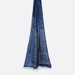Écharpe En Laine Et Soie Petrusse Palma Dutch Blue| L’Essential