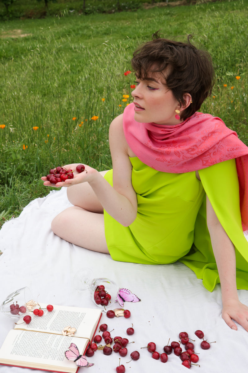 STOLE - PALMA STRAWBERRY RED