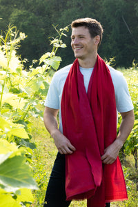 STOLE - PALMA GARNET RED
