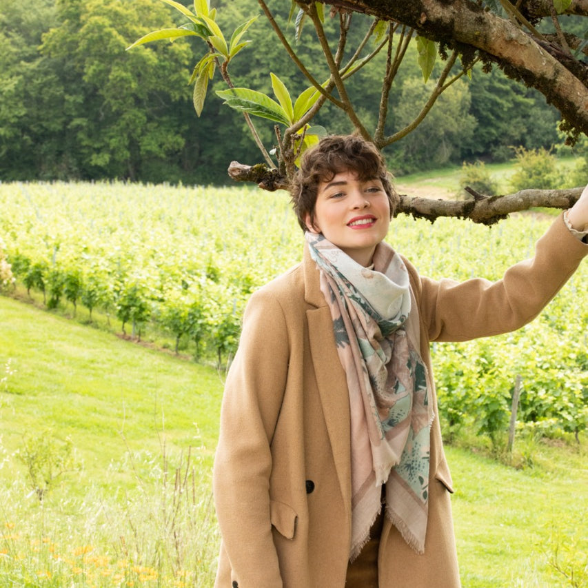 CASHMERE SCARF 130 - REVE DE CACHEMIRE BEIGE