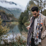 Petrusse Écharpe En Laine Tango Gris