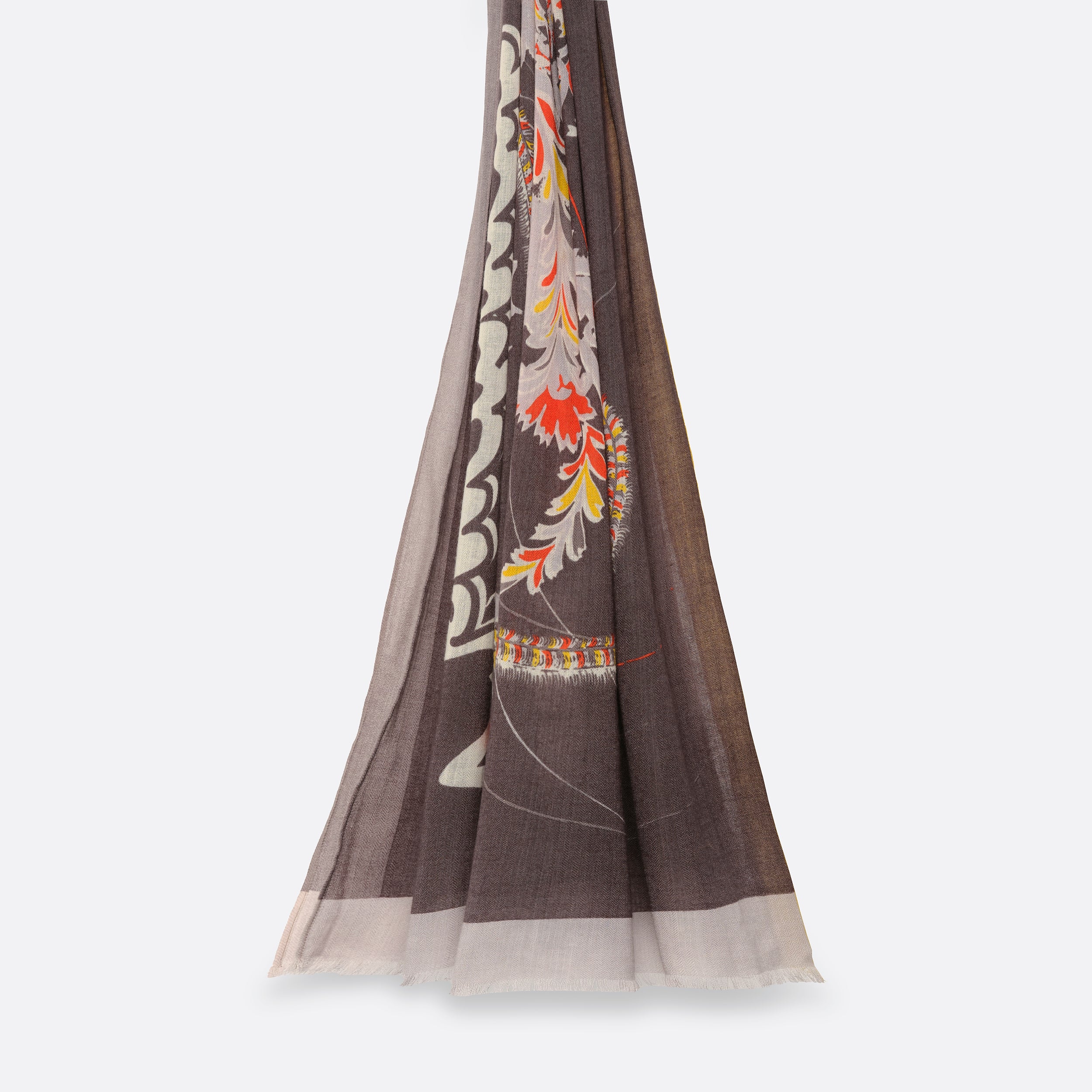 Petrusse Écharpe En Laine Tango Gris