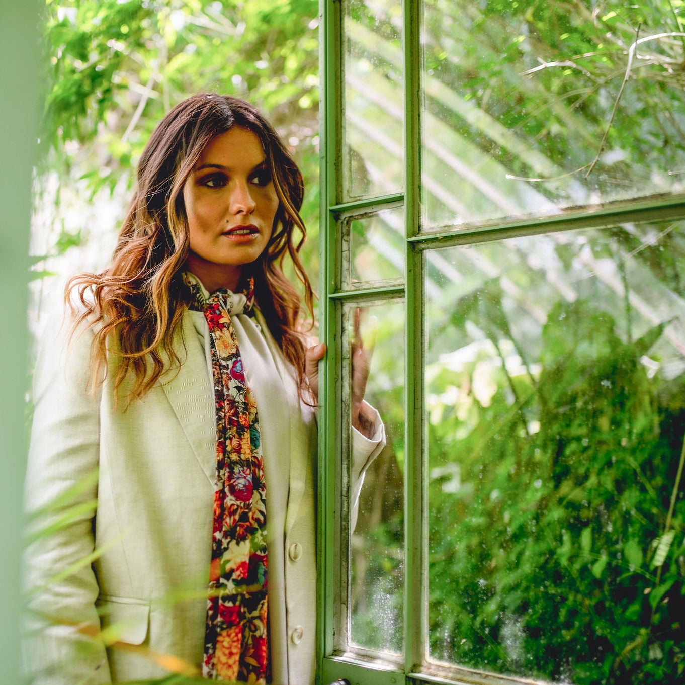 Petrusse Foulard en Laine Cascade Beige